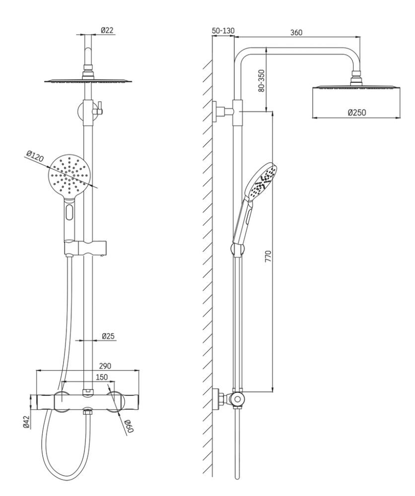 Sturtusett Camargue Samsø Dueodde rústfrítt stál