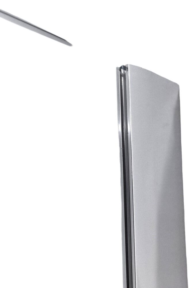 Stutugler 90x190cm glært gler Bergen