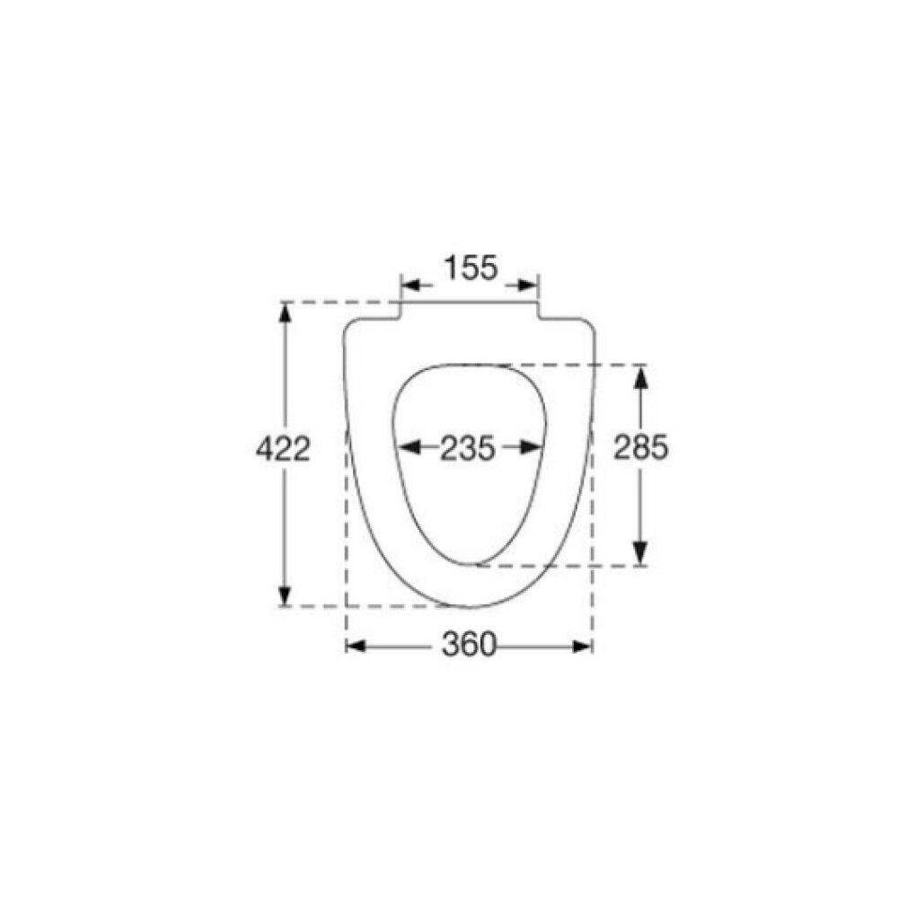 Salernisseta Hæglokandi Saniscan Ifö Cera Hvít