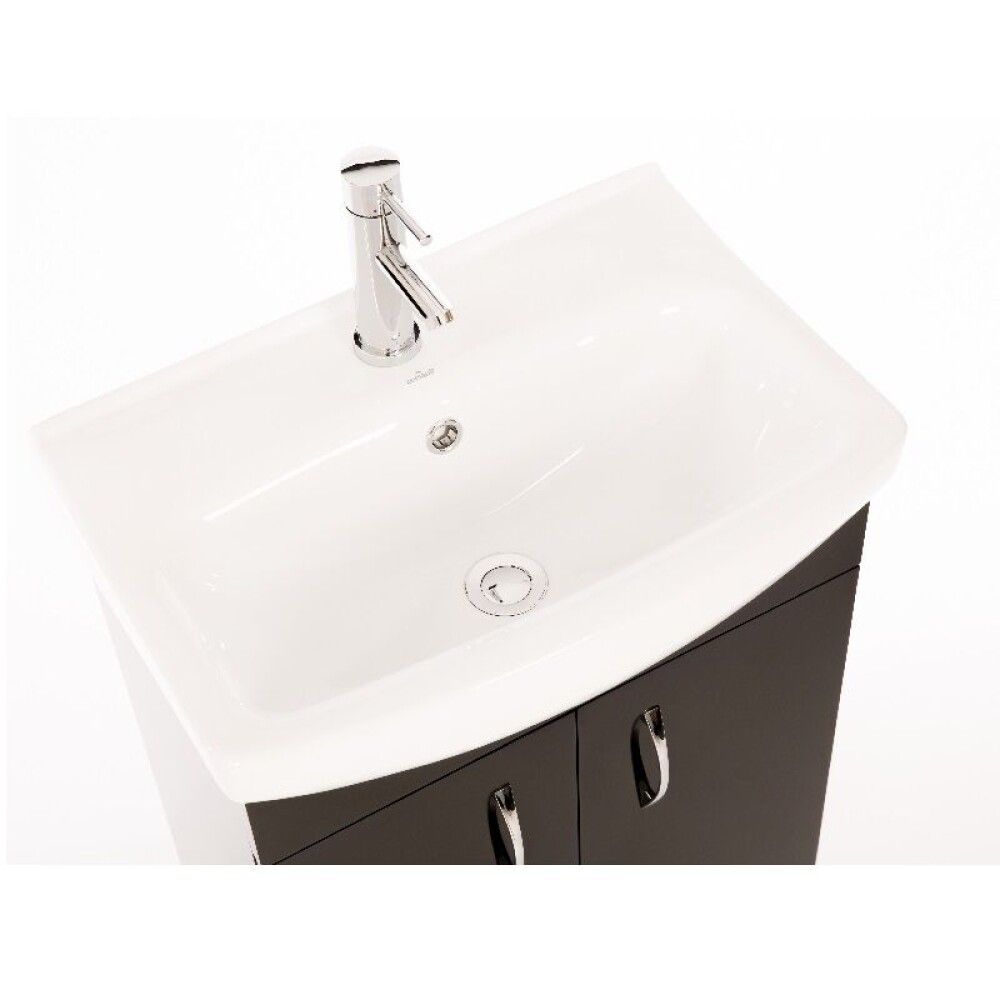 Handlaugarskápur 55cm Nortiq Odessa Svartur