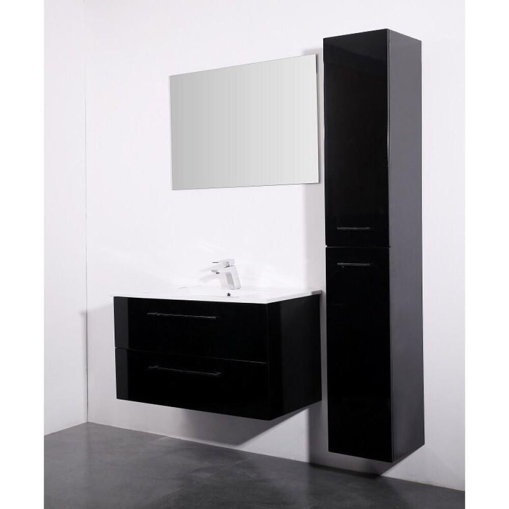 Baðskápur hár 186cm Bath Deluxe Camden Svartur