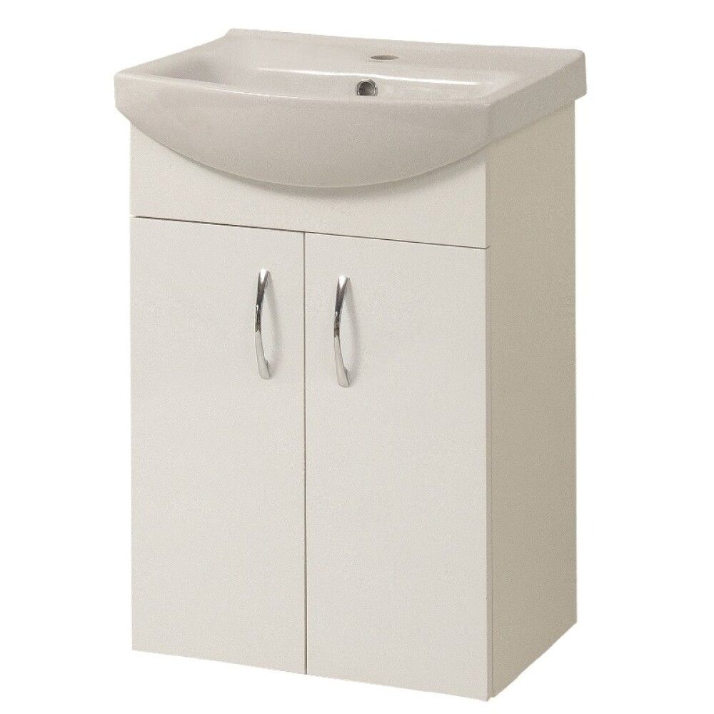 Handlaugarskápur 55cm Nortiq Kiev Hvítur