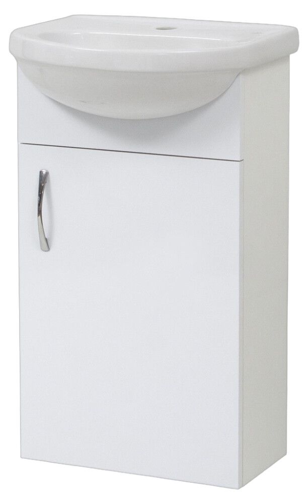 Handlaugarskápur 40cm Nortiq Milano Hvítt