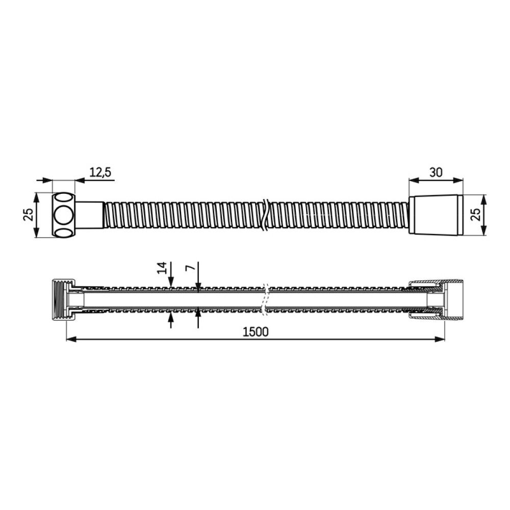 Barki 150 cm Camargue Samsø króm
