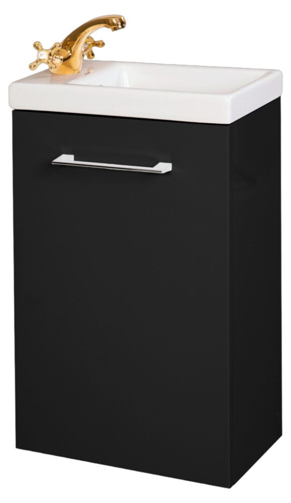 Handlaugarskápur 40cm Nortiq Porto Svartur