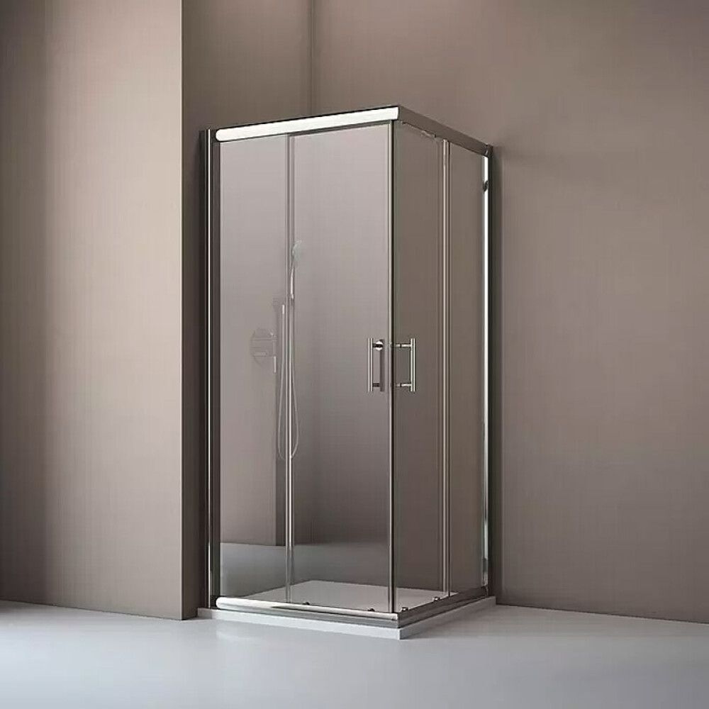 Sturtuklefi 90x90 cm Corniche króm