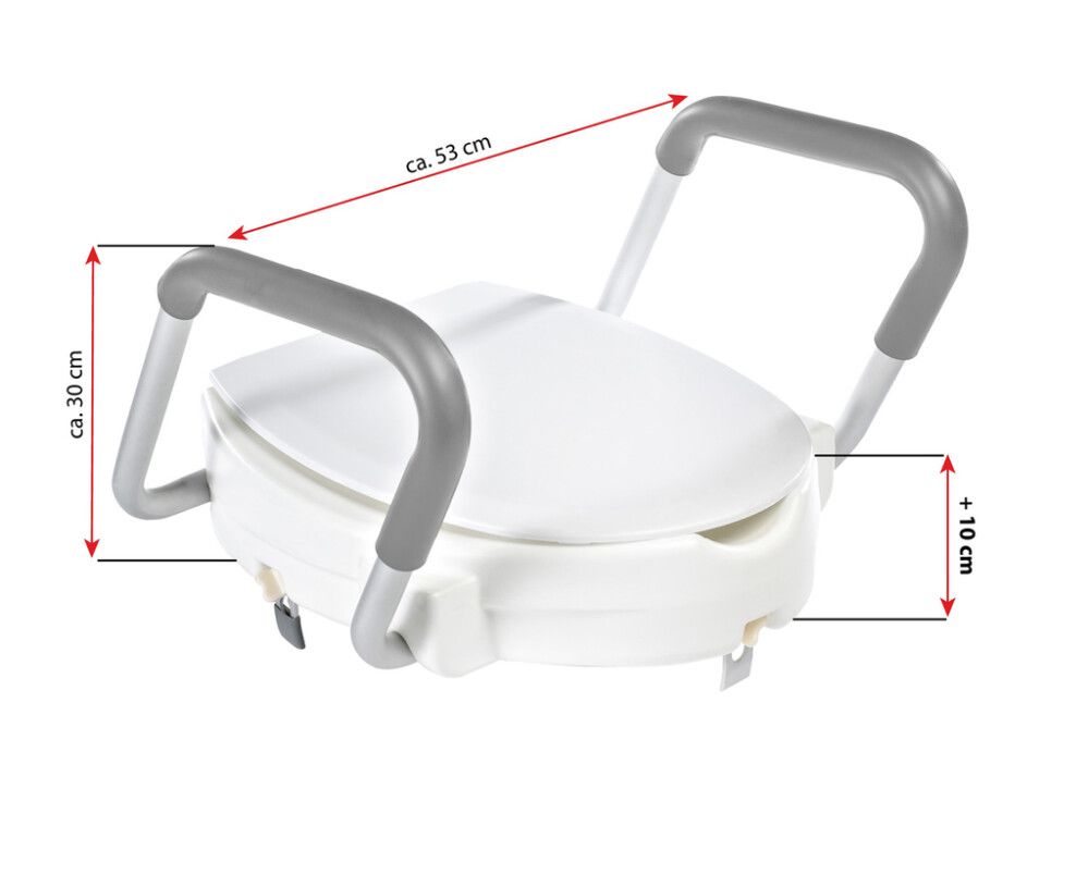 Stoðtæki fyrir salerni Ridder Assistent hvítt