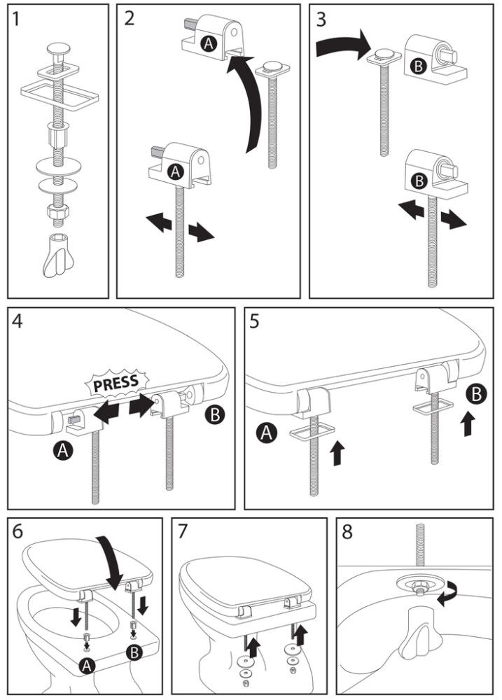 Salernisseta hæglokandi Pressalit Sign/Spira S800