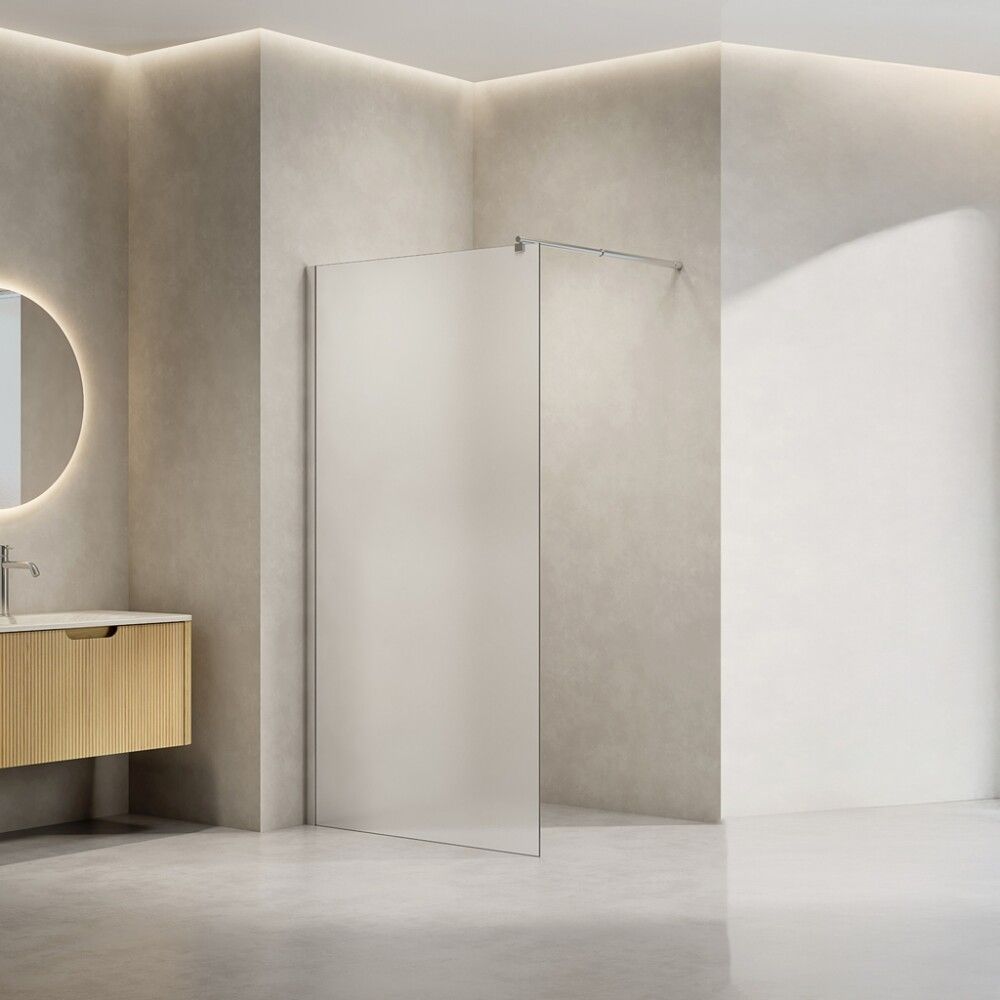 Stutugler 80x190cm frostað gler Bergen