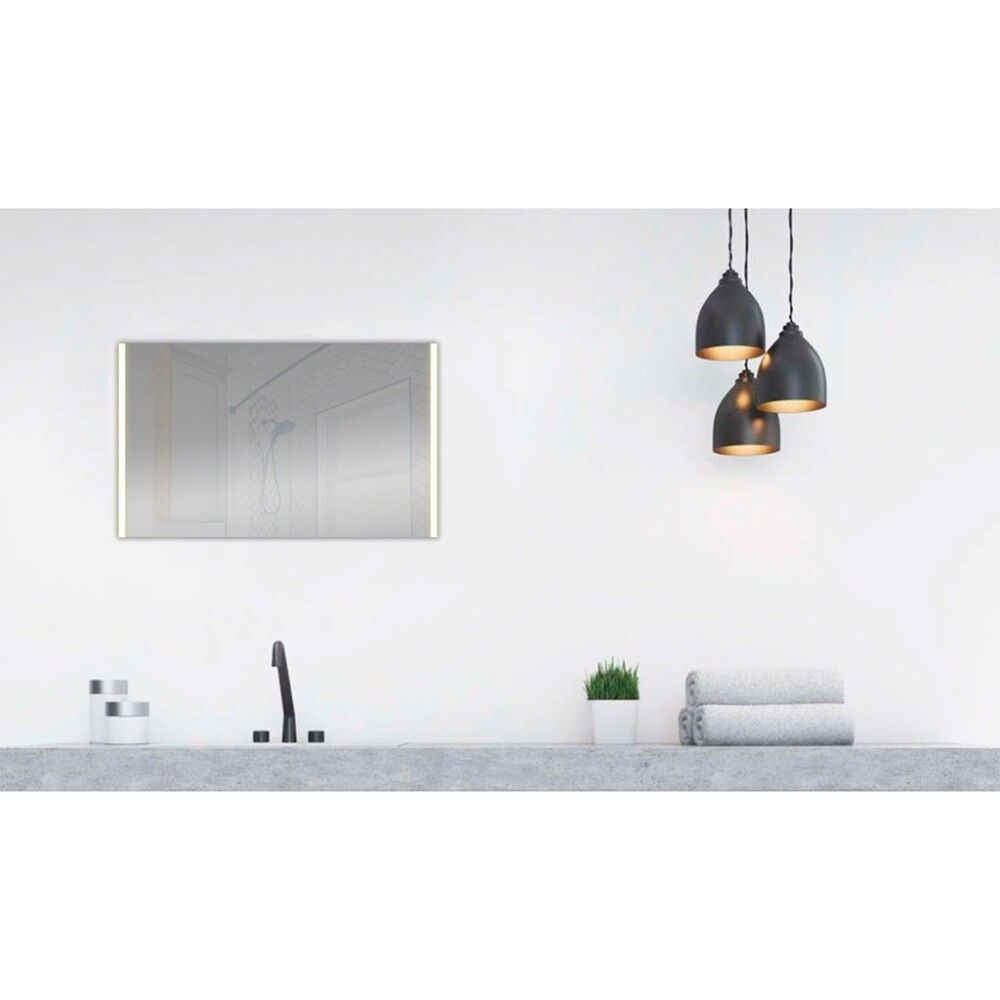 Spegill 60x80cm LED Jokey Framelight I Ferhyrndur