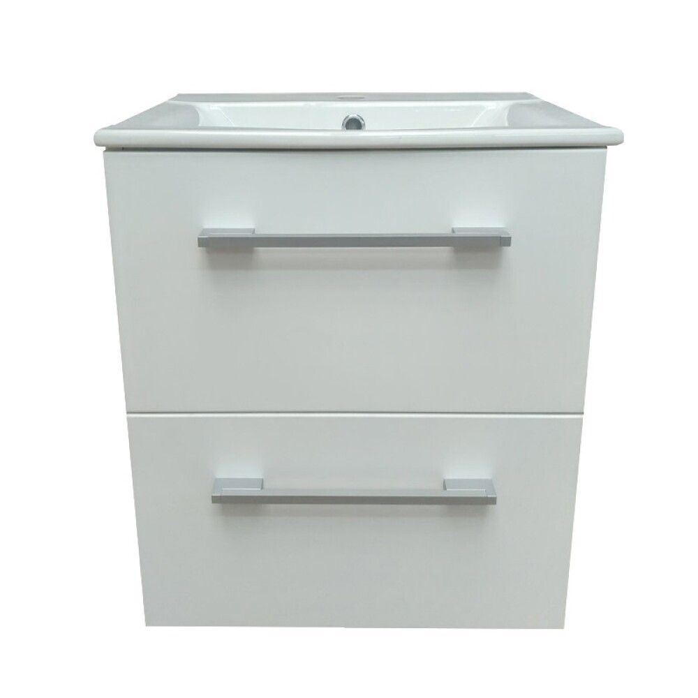 Handlaugarskápur 50cm Nevada Matt-Hvítur