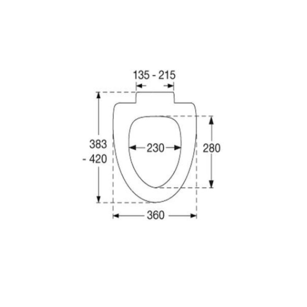 Salernisseta Hæglokandi Saniscan Ifö Cera  Hvít