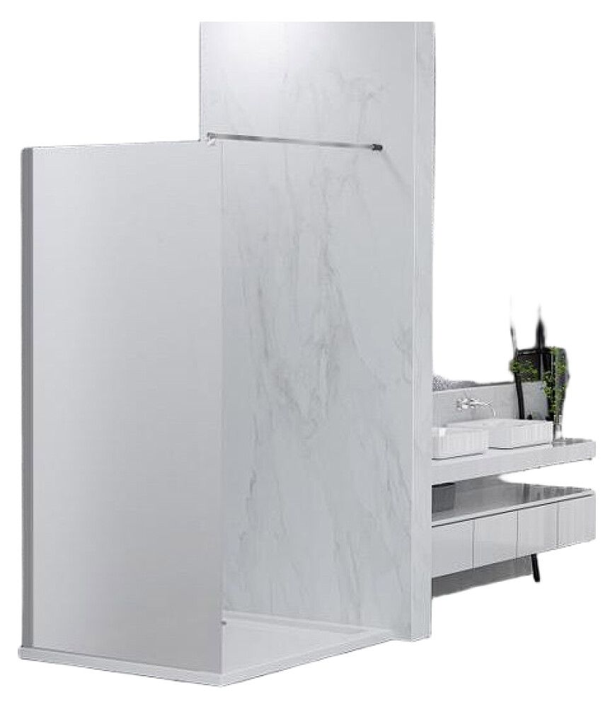 Stutugler 100x190cm frostað gler Bergen