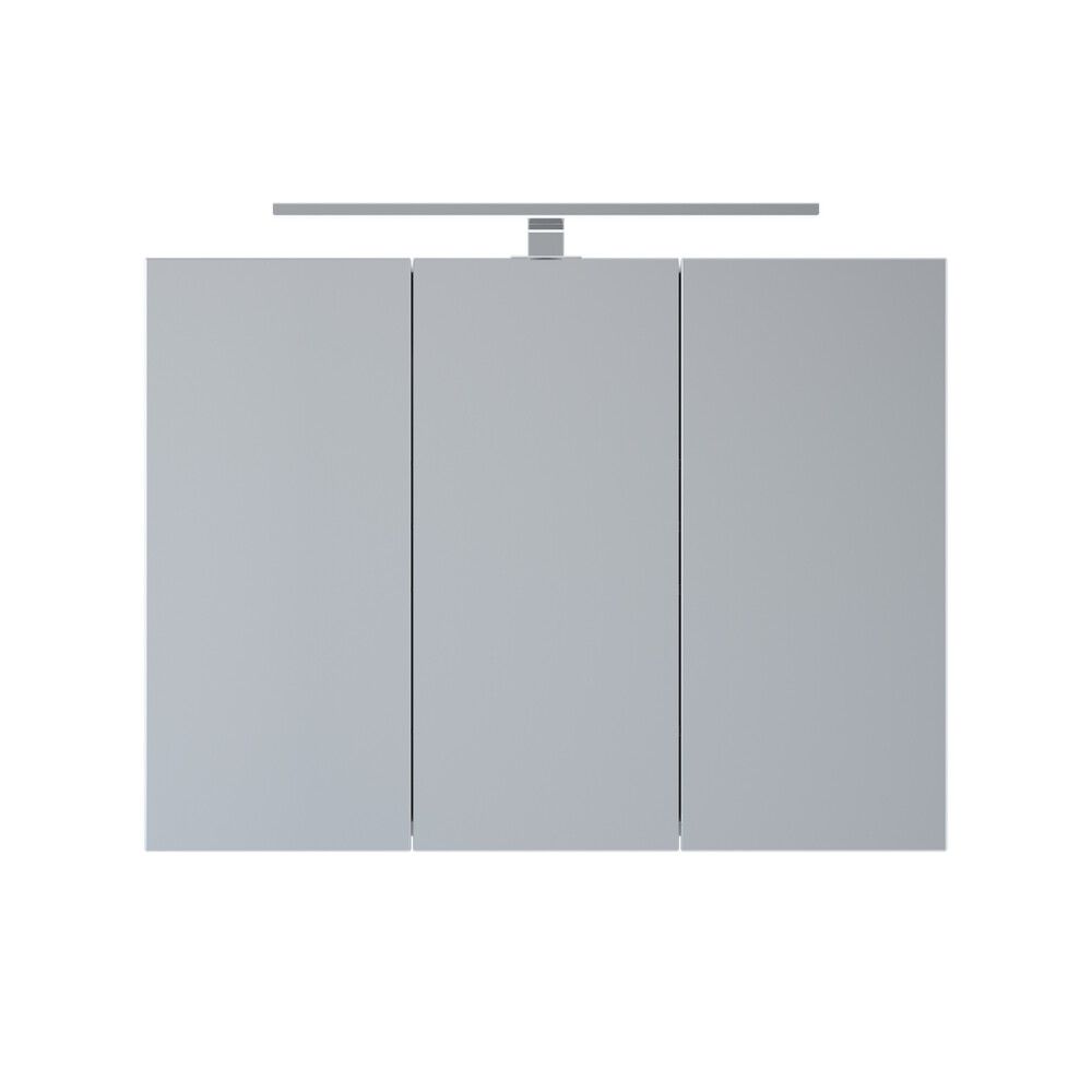 Speglaskápur koksgrár 90x65 Svanholm