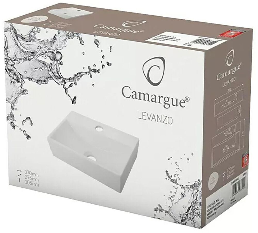 Handlaug 25,5x36,5 cm Camargue Levanzo