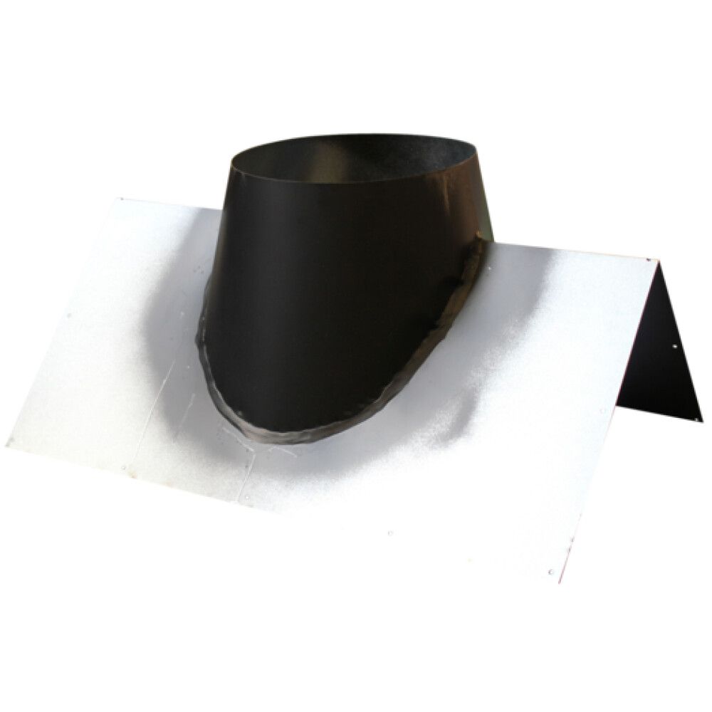 Þakstæði fyrir stromp galvaniseret 45° Aduro