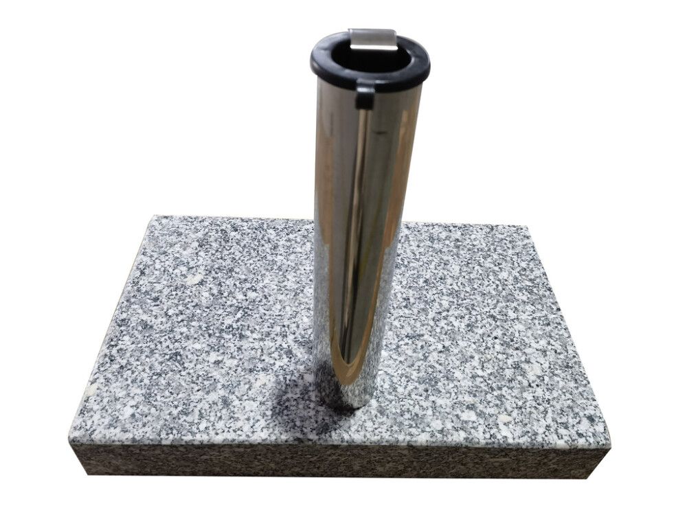 Sólhlífarfótur á hjólum 25kg 45x28cm granít