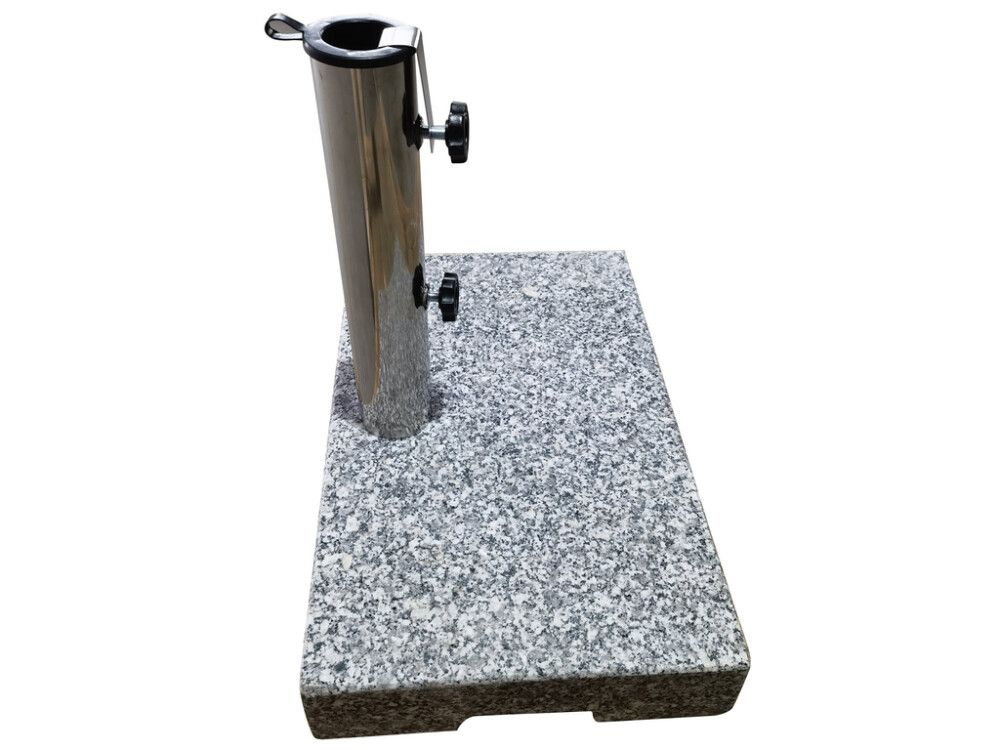 Sólhlífarfótur á hjólum 25kg 45x28cm granít