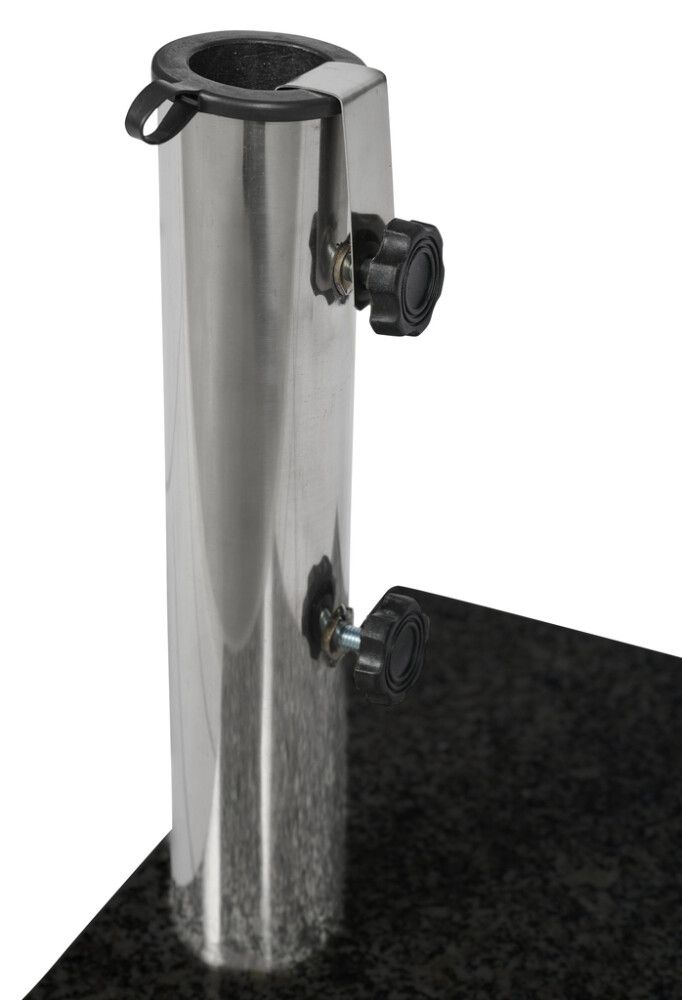 Sólhlífarfótur fyrir svalir 25 kg ferkantaður granít Sunfun svartur