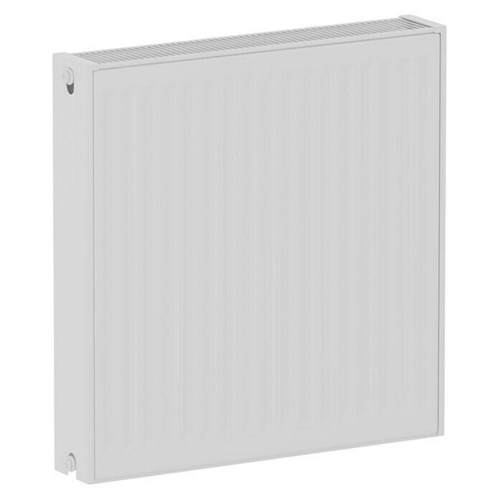 Miðstöðvarofn tvöfaldur 600x600 mm hvítur