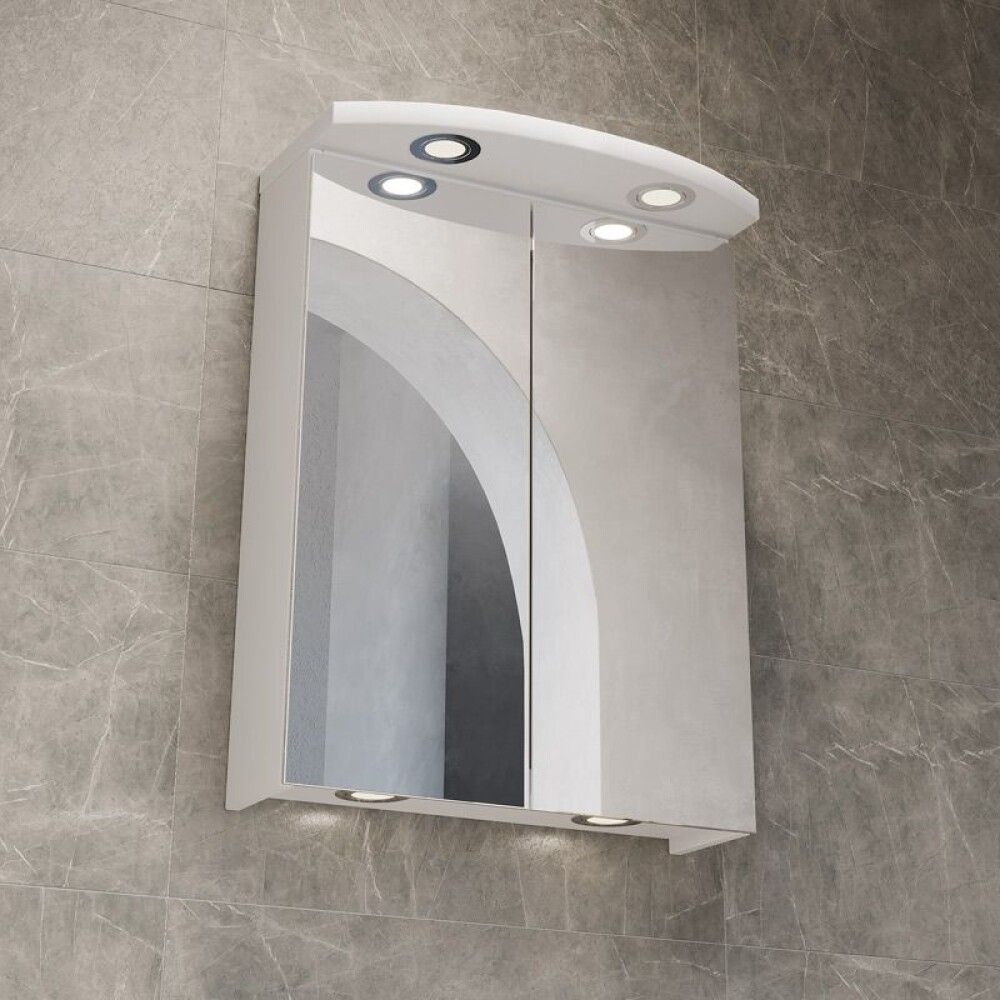 Baðinnrétting 50cm Camargue Vasa Matt-Hvítt