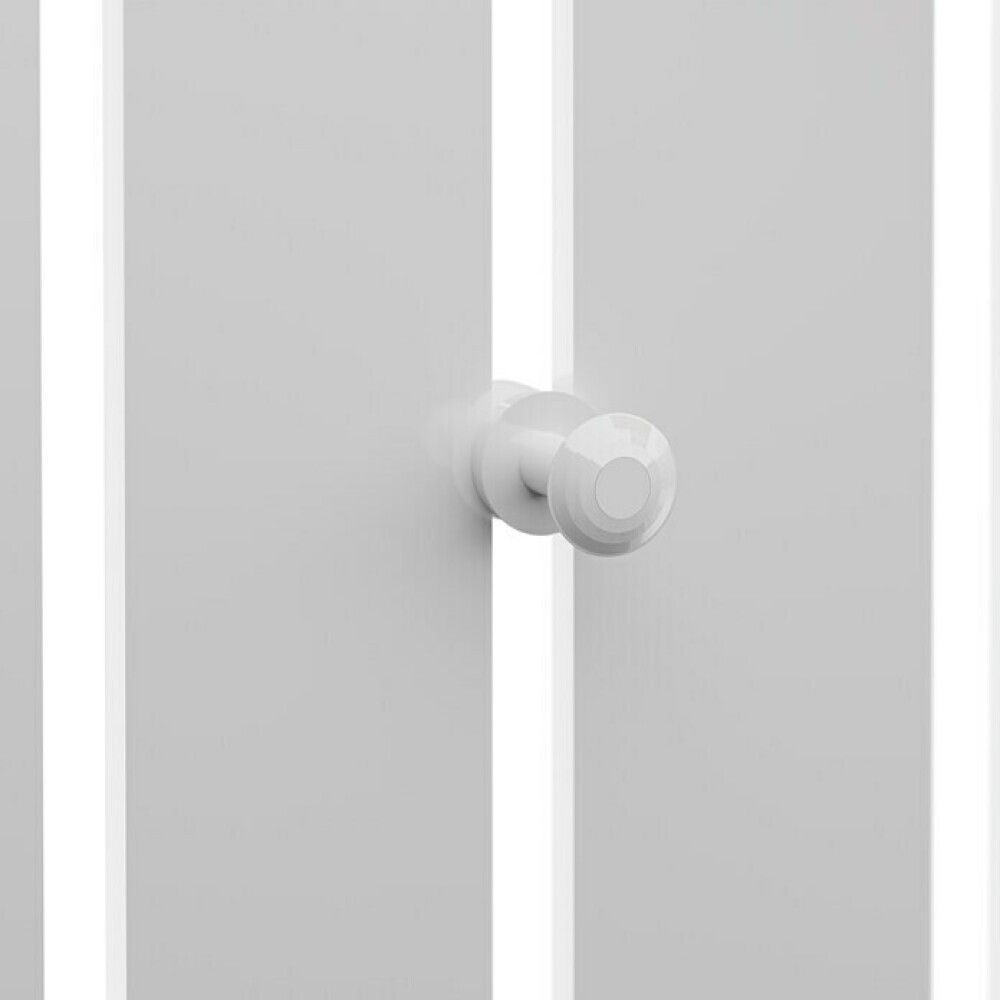 Handklæðaofn 120x47 cm Tokio hvítur