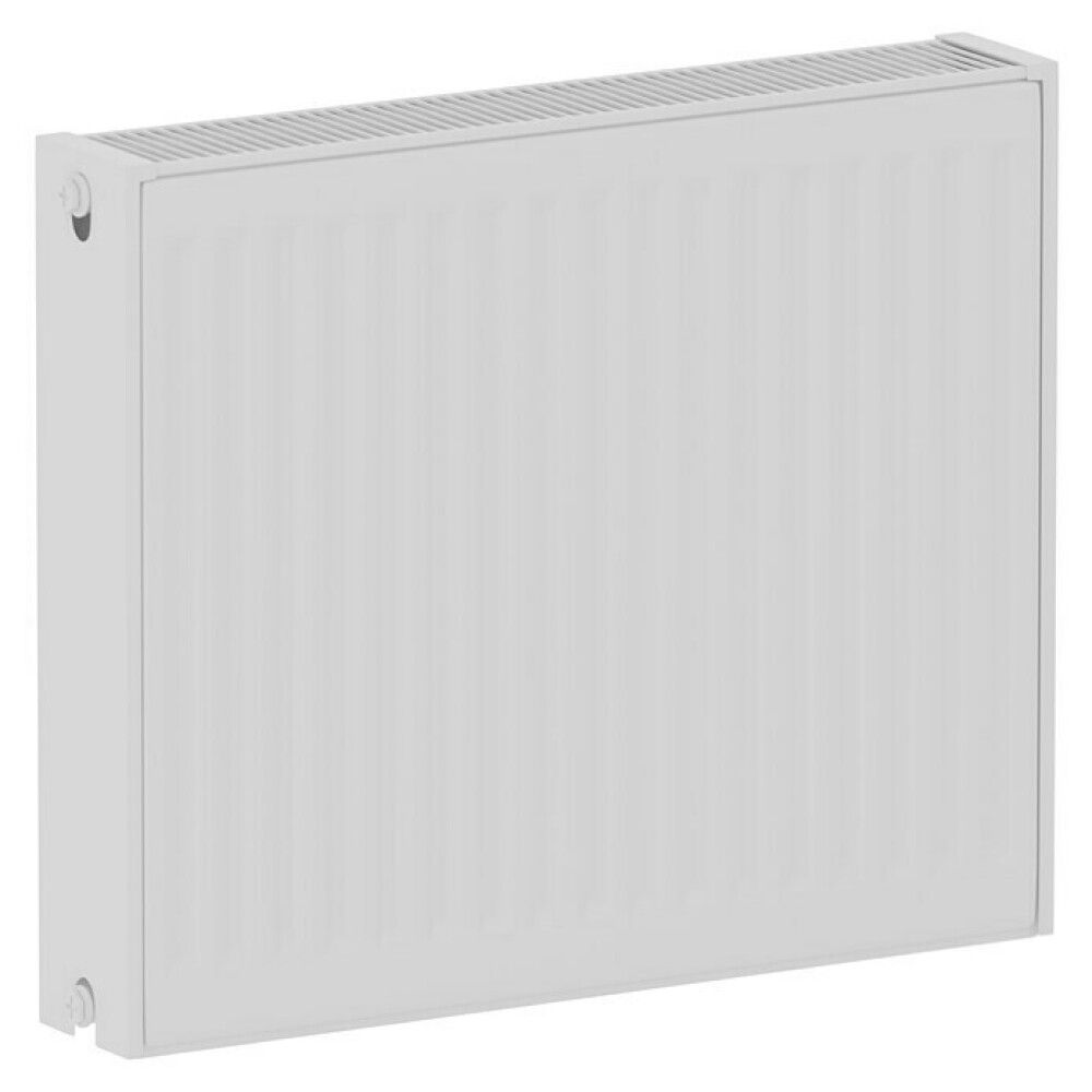 Miðstöðvarofn tvöfaldur 500x600 mm hvítur