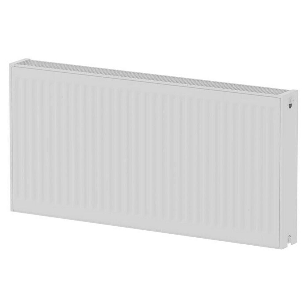 Miðstöðvarofn tvöfaldur 500x1000 mm hvítur