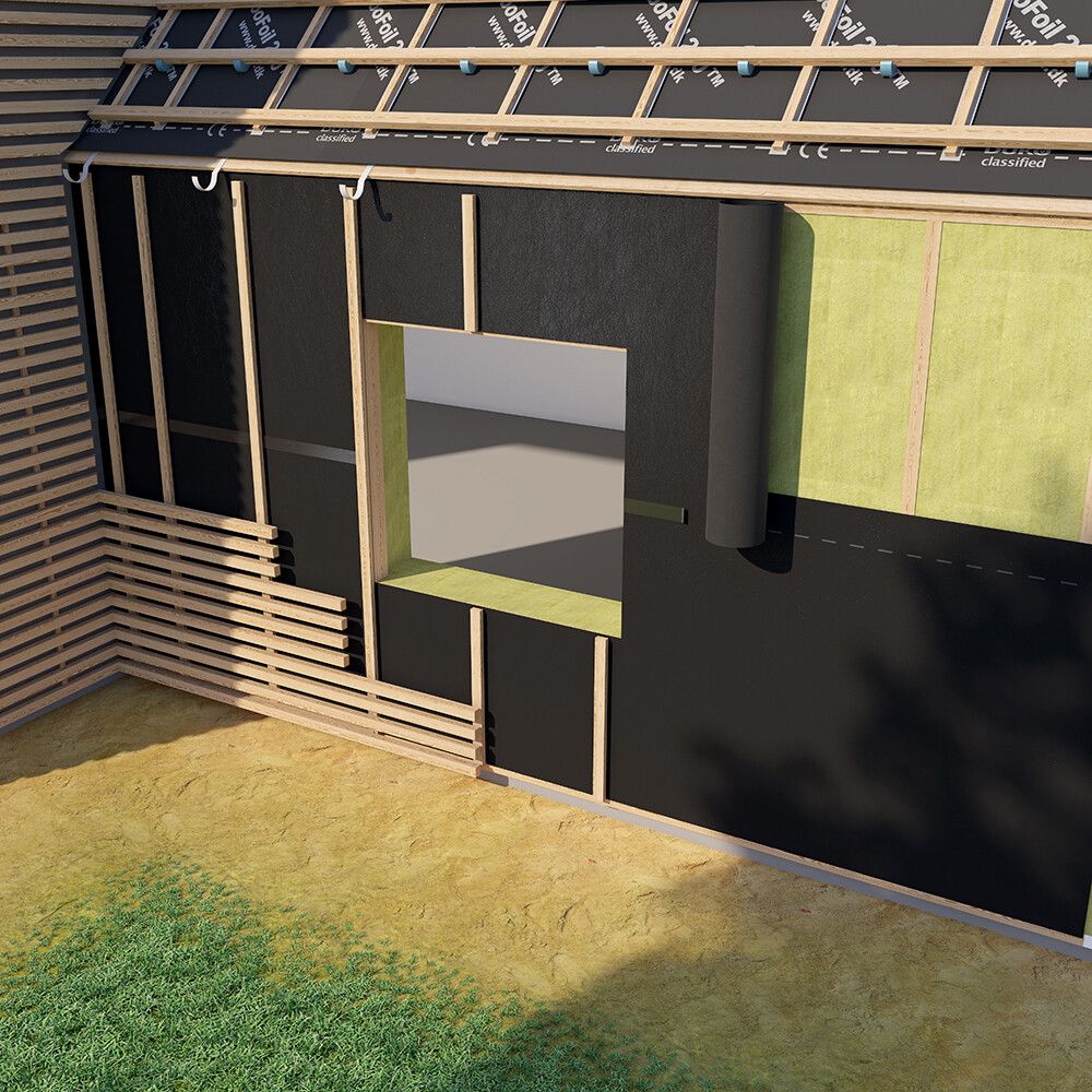 Vinddúkur WindFoil 210 UV FirePro 1,5x50m Dafa