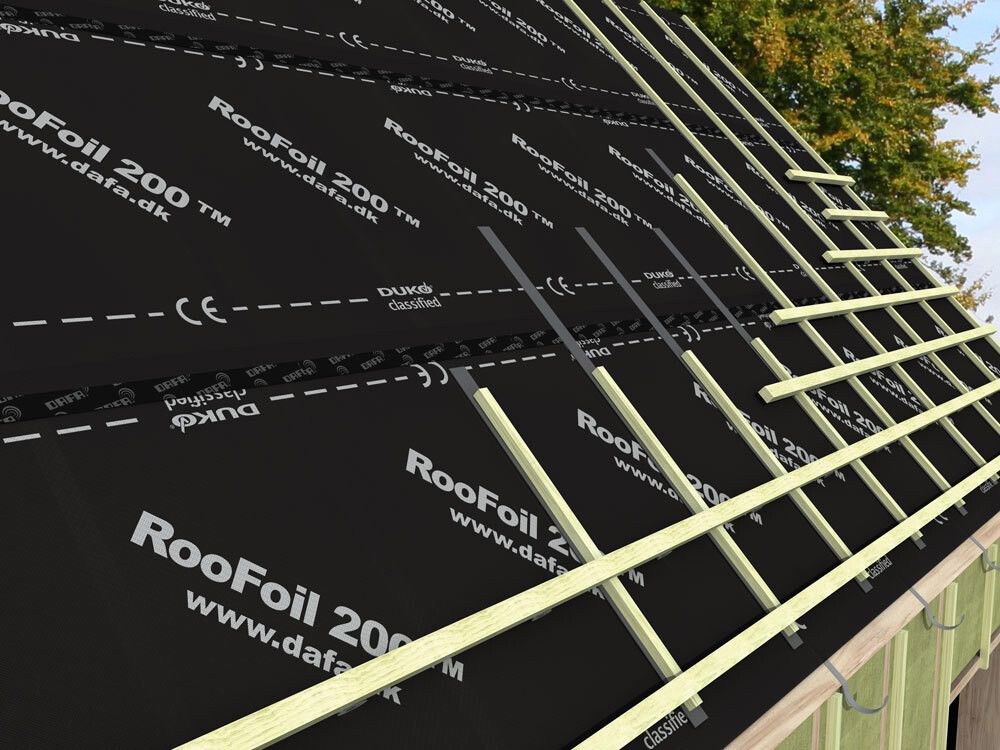 Þakundirlag RooFoil 200 Dafa 50x1,5m