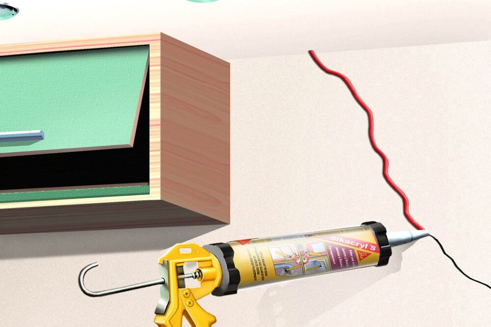 Akrýlkítti S+ hvítt 300ml Sika