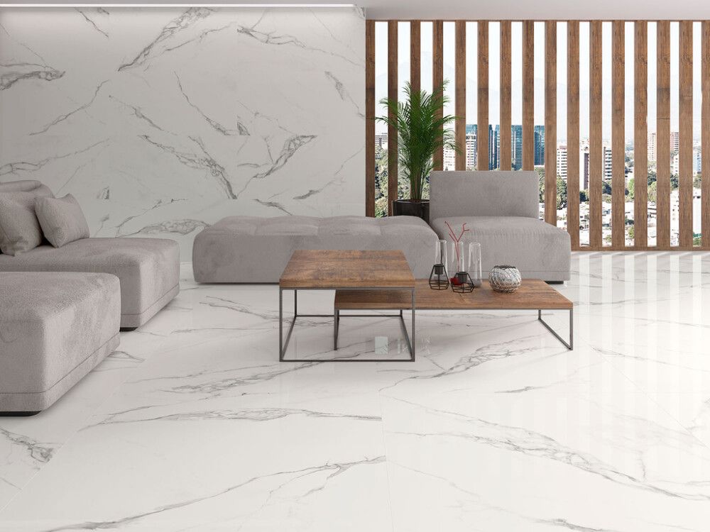 Gólf- & Vegg flísar Uyuni 60x120cm 1,44m² hvítar