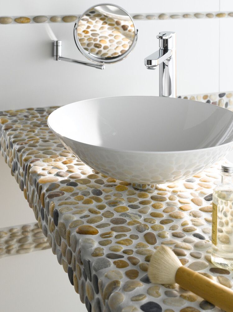 Mósaík Pebble flat 31,5x31,5 cm