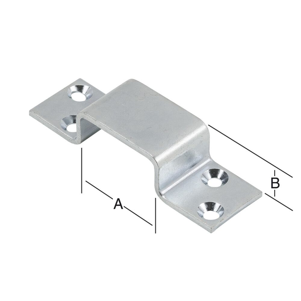 Blik fyrir dragloku 34x16mm Vormann galv.