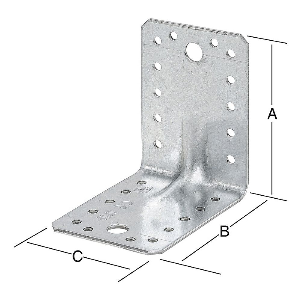 Vinkill styrktur 105x105x90mm 10stk Vormann galv.