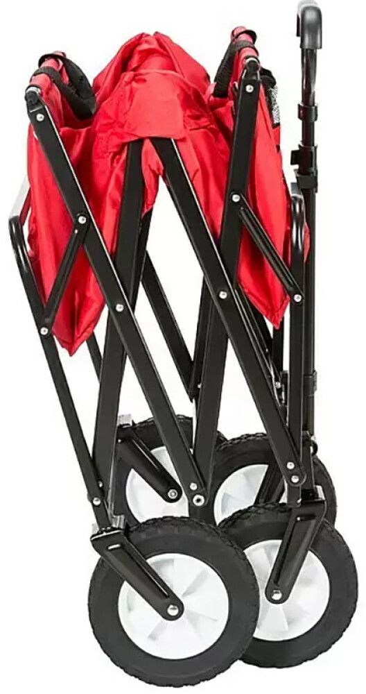 Strandvagn samanbrjótanlegur rauður