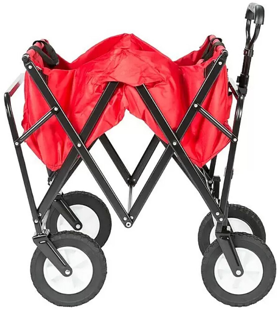 Strandvagn samanbrjótanlegur rauður