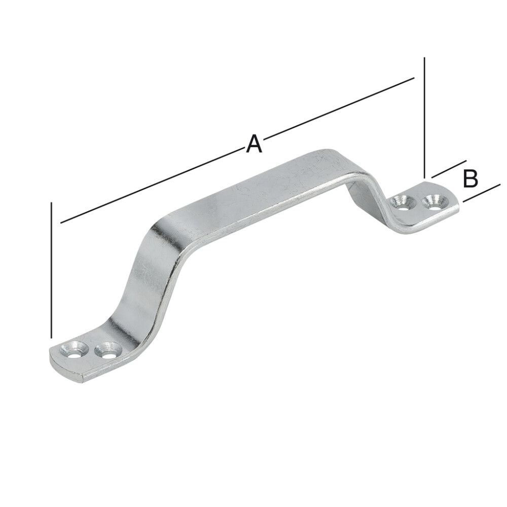 Halda 200x20mm Vormann galv.