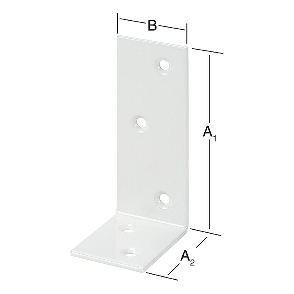 Vinkill 120/80x35mm Vormann hvítur stál