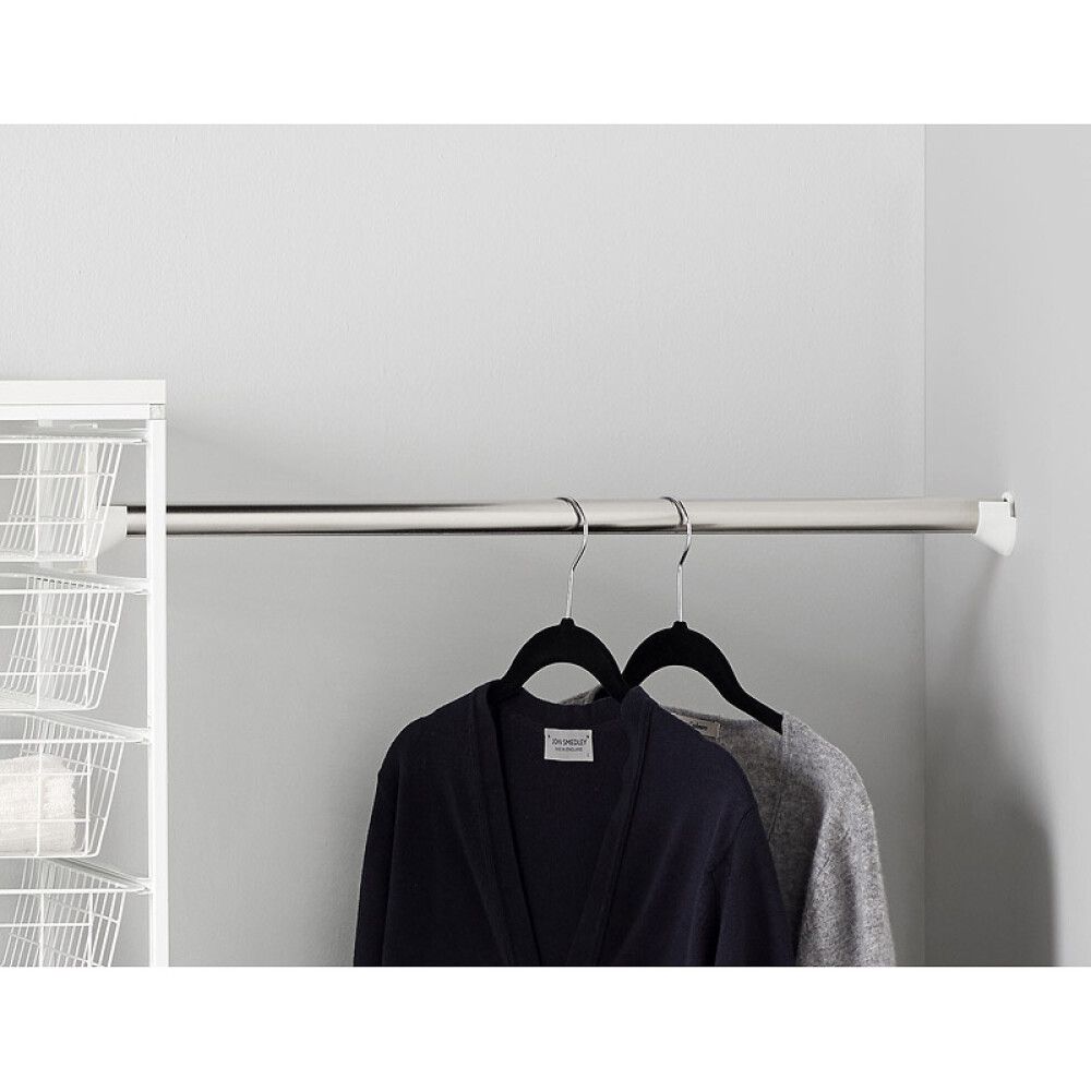 Endafesting fyrir Elfa fataslá hvít 2stk