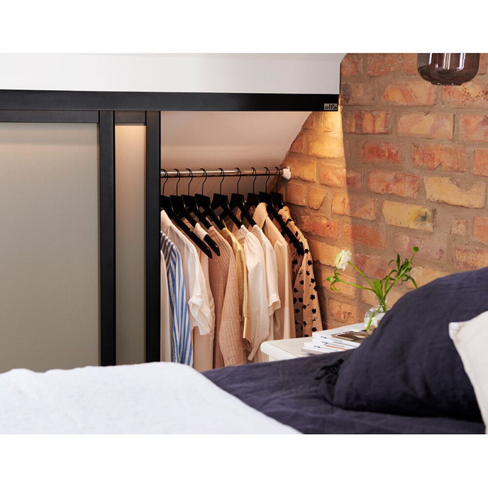 Endafesting fyrir Elfa fataslá hvít 2stk