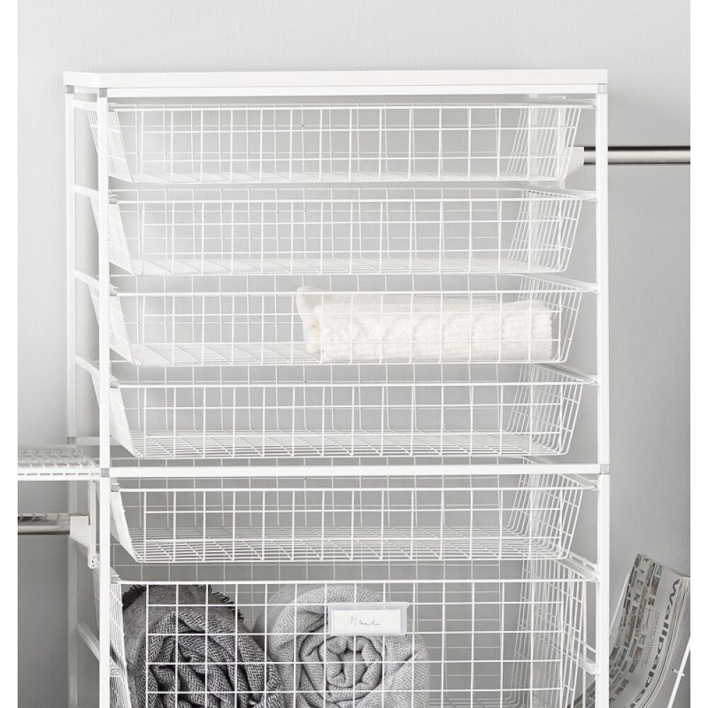 Skúffueining 3 grindur Elfa Lumi Basic 745x450mm hvít