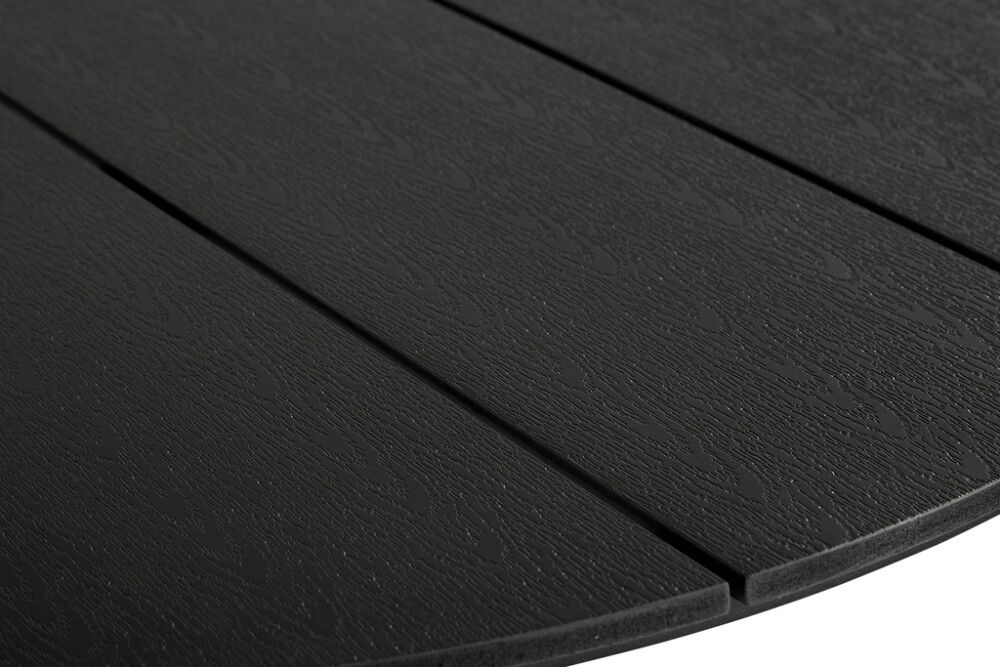 Garðborð Bordeaux Ø110cm Sunfun svart