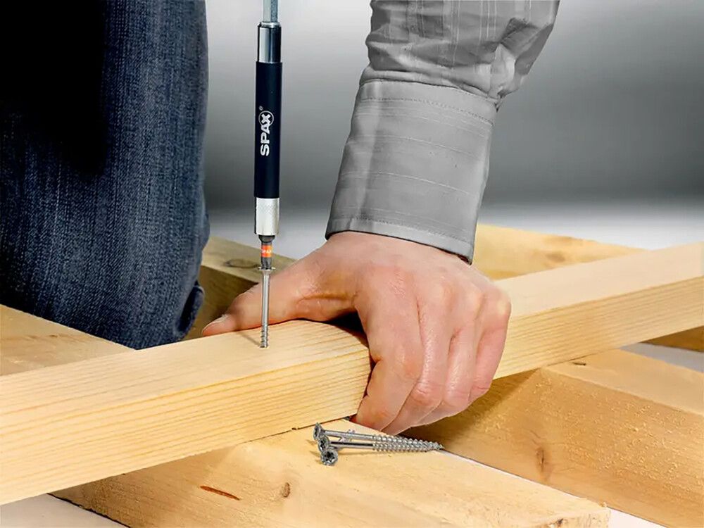 Tréskrúfur TX30 Ø6x80 mm 300 stk Spax A2