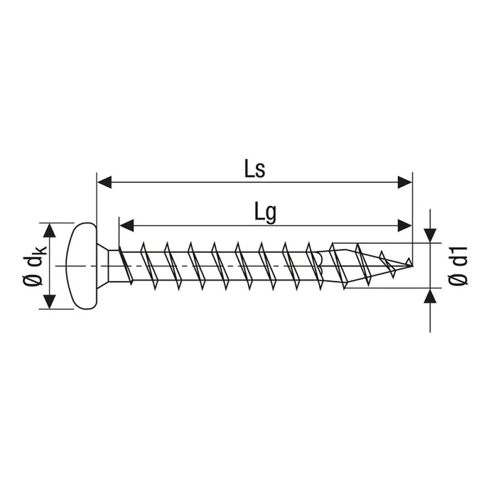 Boddýskrúfur TX15 Ø3,5x12 mm 100 stk Spax Wirox
