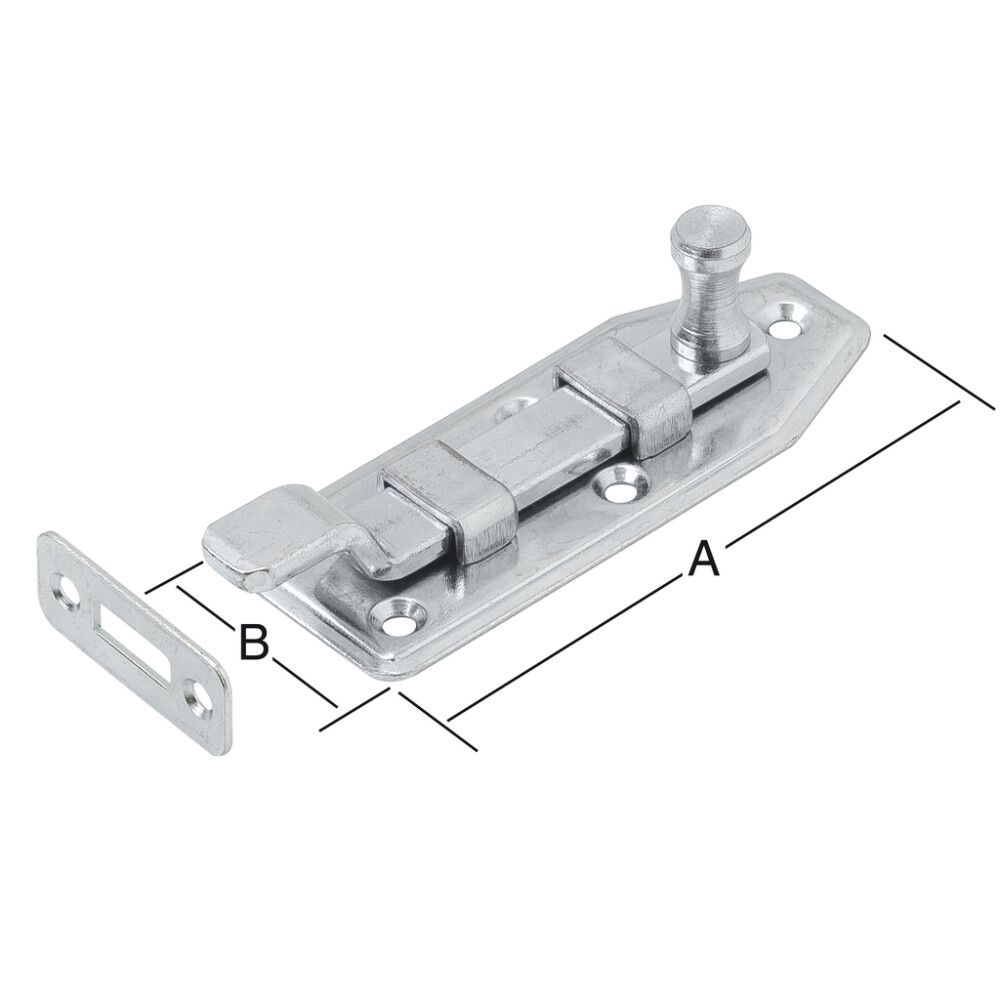Renniloka 80x30mm Vormann galv.