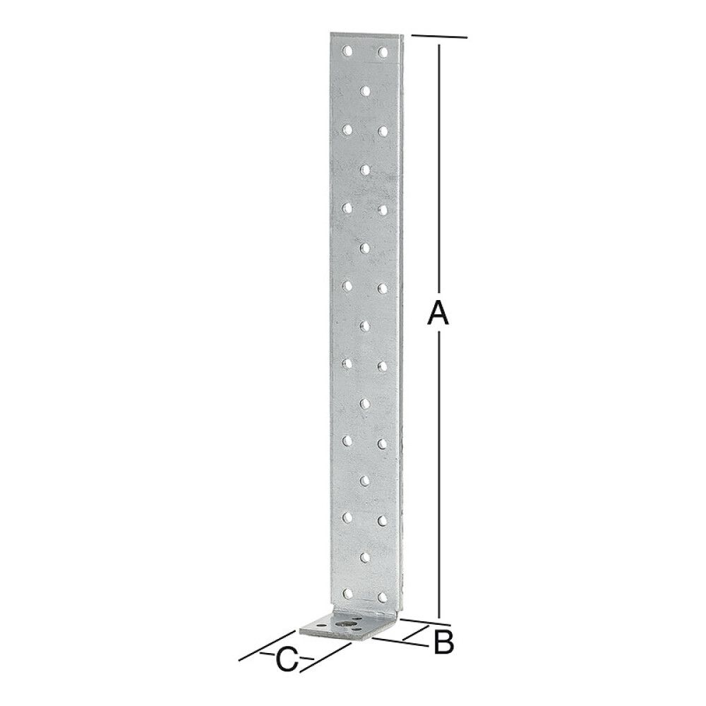 Vinkill 200x40x4mm Vormann galv.