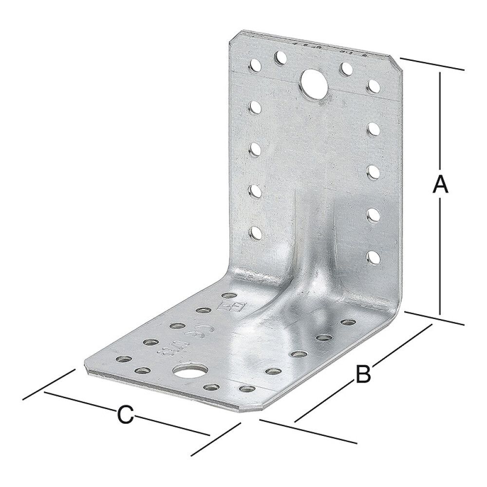 Vinkill styrktur 105x105x90mm Vormann galv.