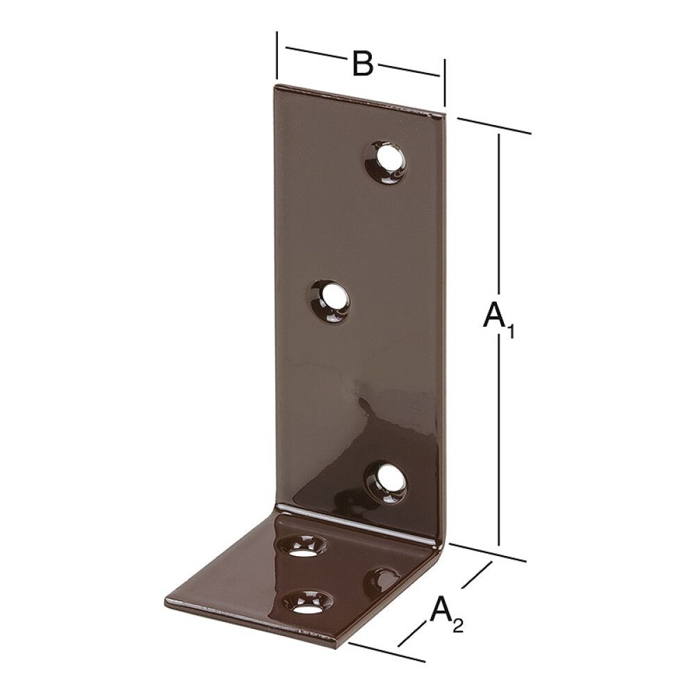 Vinkill 80/40x30mm Vormann stál svart
