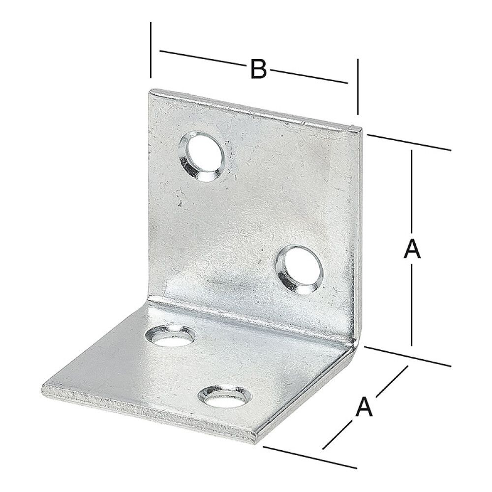 Vinkill 30x30mm 12stk Vormann galv.